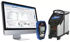 Pressure and temperature Instruments calibration software