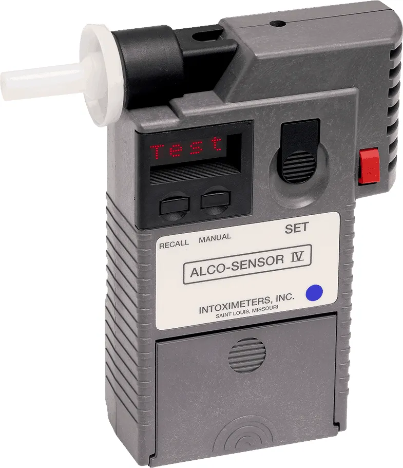 The Alco-Sensor IV (ASIV) Portable Breath Alcohol Tester – reliable handheld device for accurate alcohol level measurement in safety and workplace testing