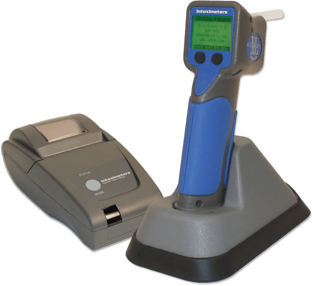 Alco-Sensor VXL with Printer – portable breath alcohol testing device with integrated printing for accurate, compliant workplace and law enforcement screening