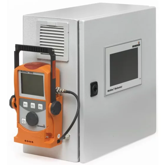 Multitec Biocontrol 4/8 Ultrasonic Gas Leak Detector – advanced portable leak detection system for biogas and industrial gas monitoring