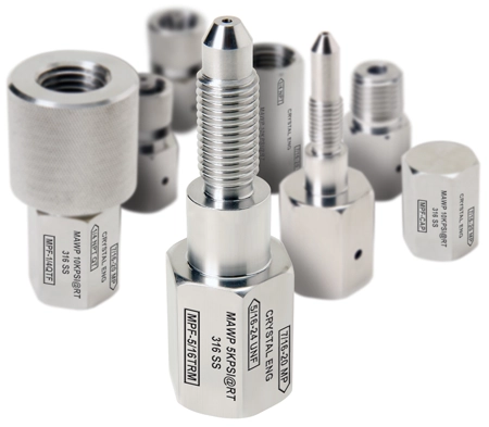 Crystal Pressure Fittings – Precision Calibration Connectors for Industrial & Maritime Applications