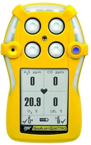 GasAlertQuattro Multi Gas Detector