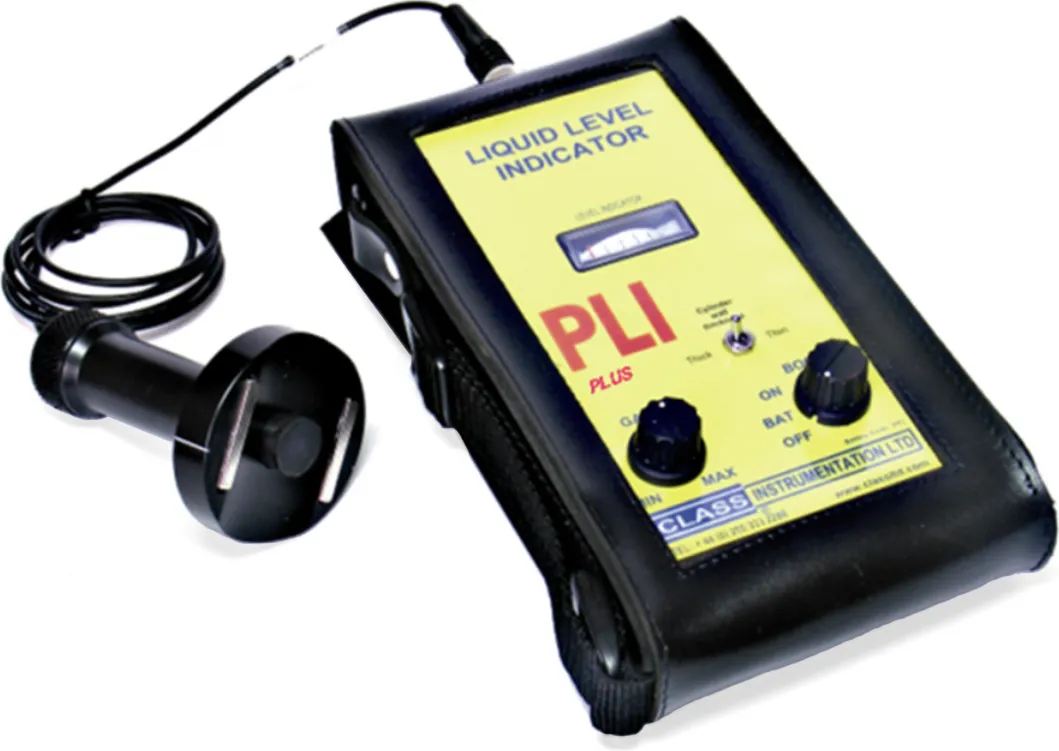 PLI Plus Digital Liquid Level Gauge – precise ultrasonic instrument for non-contact liquid level measurement in tanks and containers