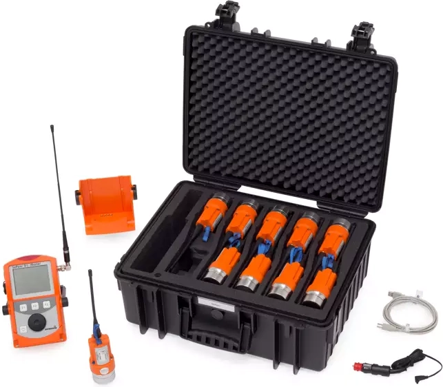SEPEM 100/150 Noise Logger – portable ultrasonic device for continuous acoustic monitoring and water leak detection in pipelines